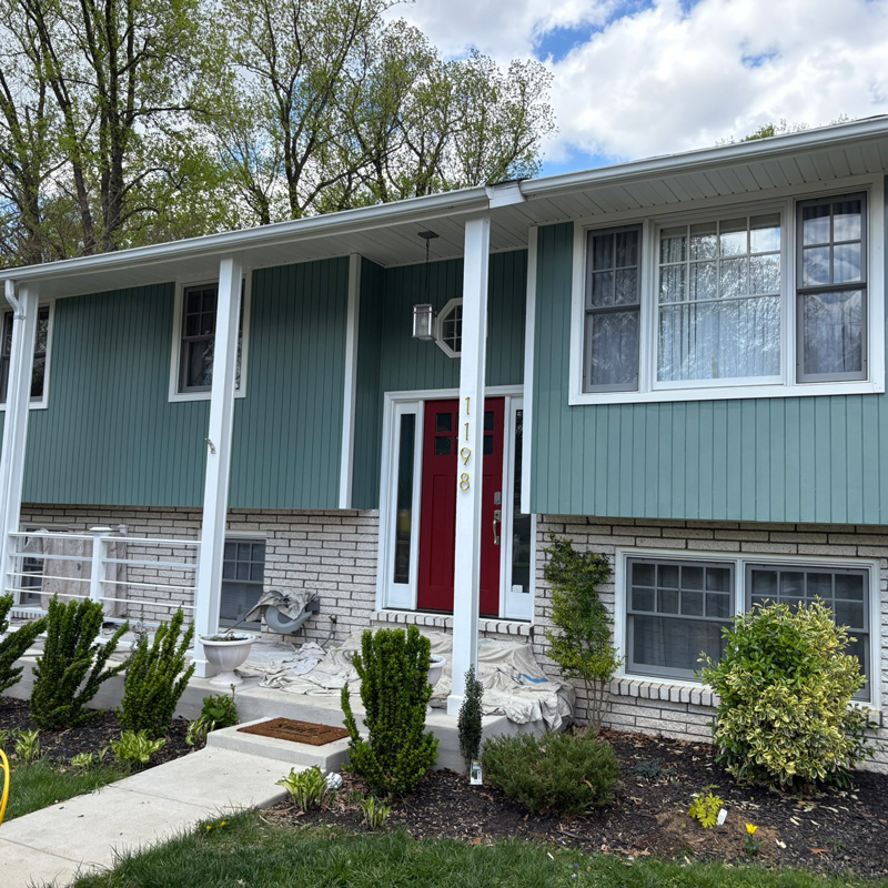 painting the exterior of a home